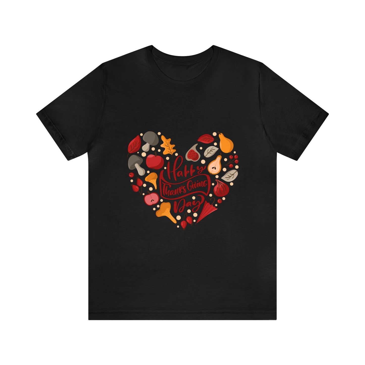 Happy Thanksgiving Day Heart Shirt