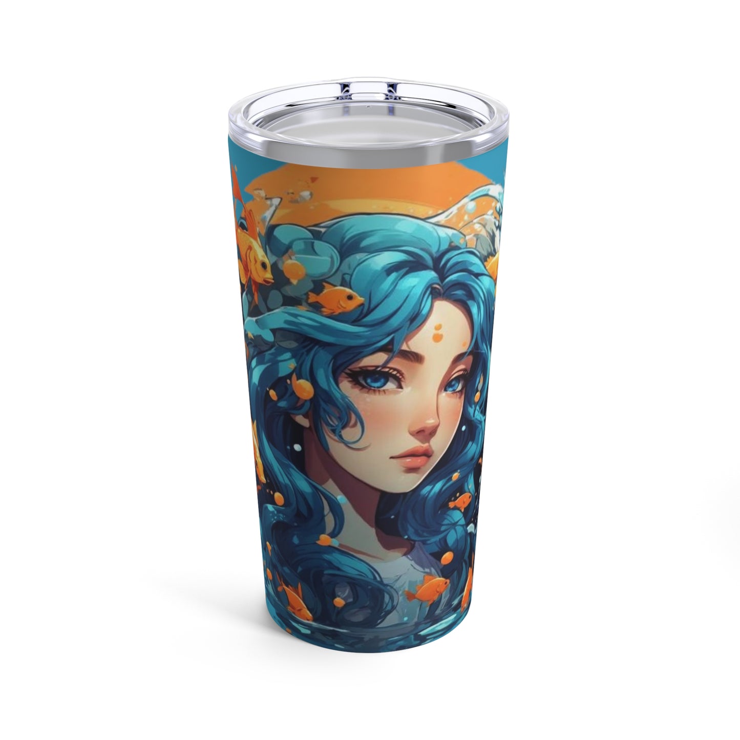 Zodiac Pisces Manga Girl Tumbler