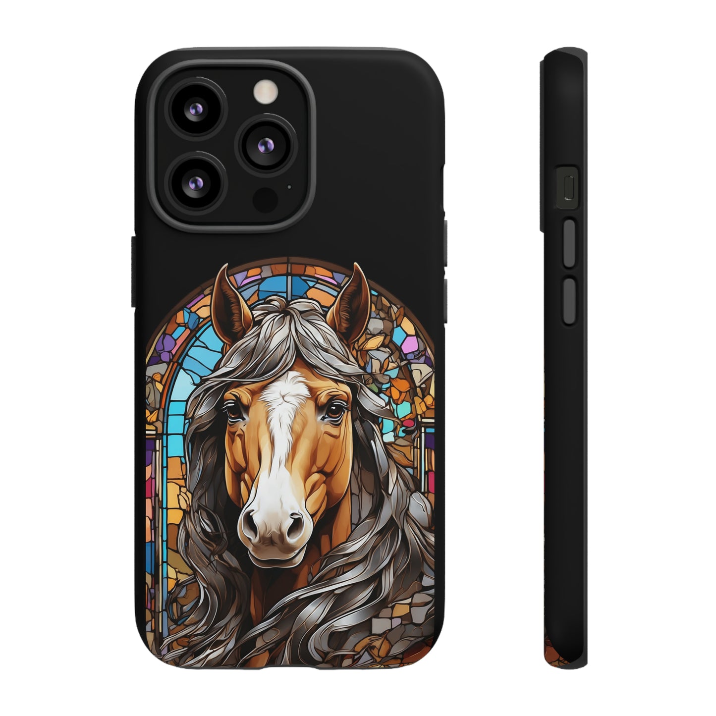 Horse Stained Glass Phone Case