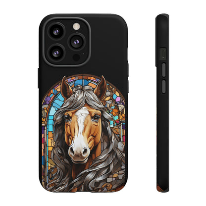 Horse Stained Glass Phone Case