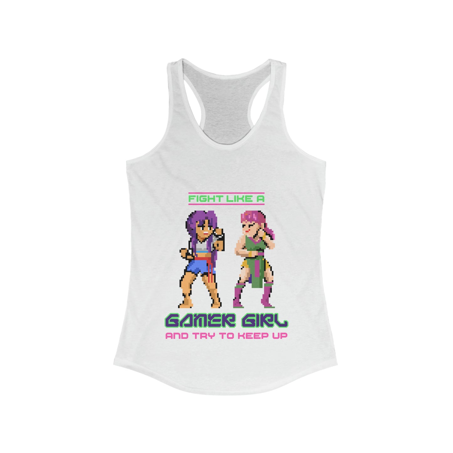 Fight Like A Gamer Girl Tank Top