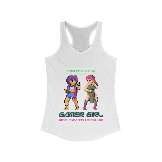 Fight Like A Gamer Girl Tank Top