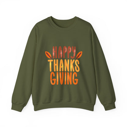 Leaf Happy Thanksgiving Sweatshirt