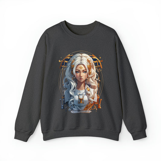 Zodiac Libra Manga Girl Sweatshirt