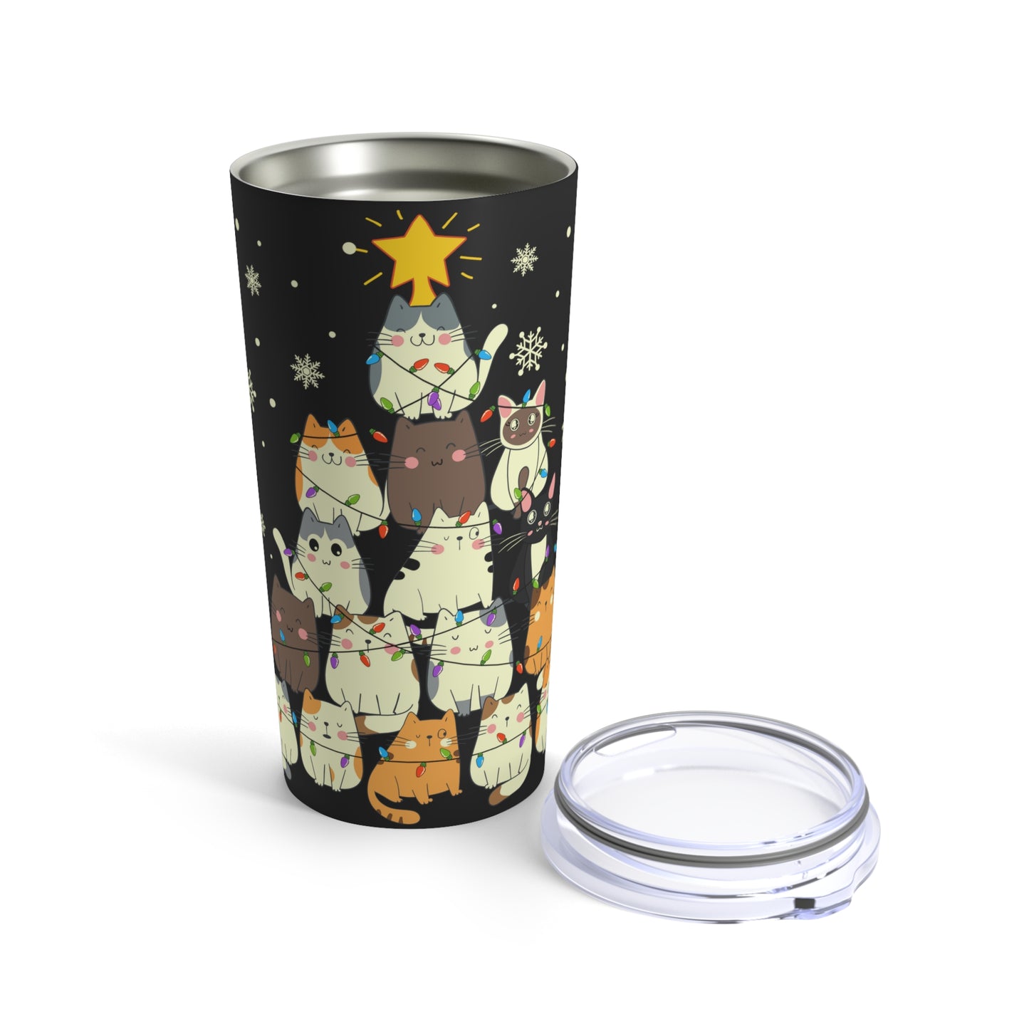 Christmas Cat Tree Tumbler