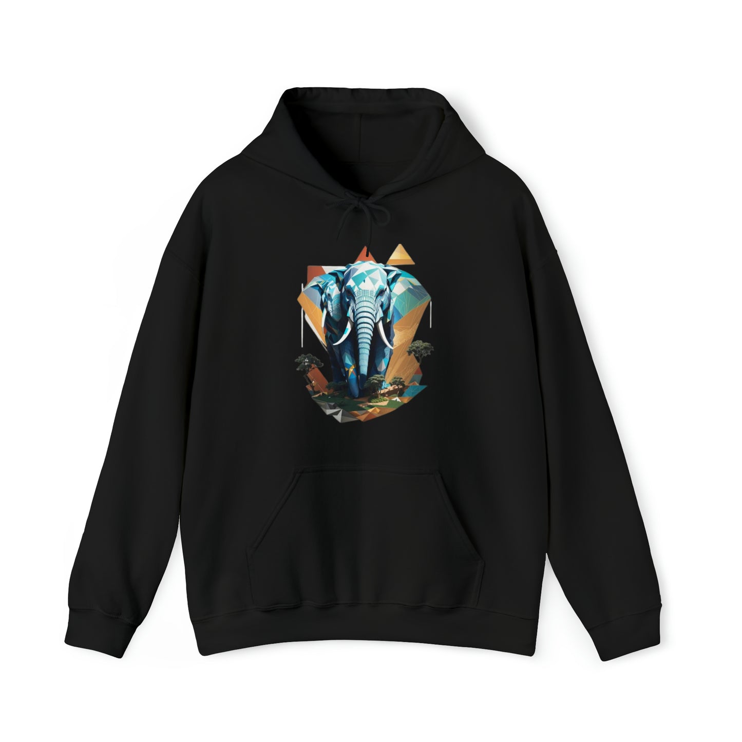 Elephant Geometric Hoodie