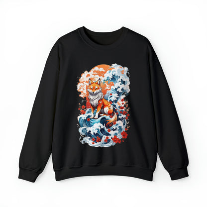 Kitsune: The Fox Neo Traditional Sweatshirt