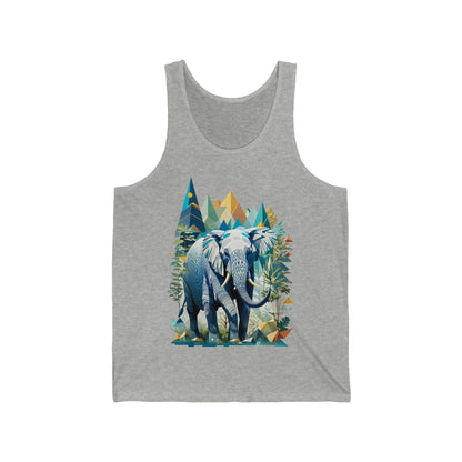 Elephant Geometric Tank Top