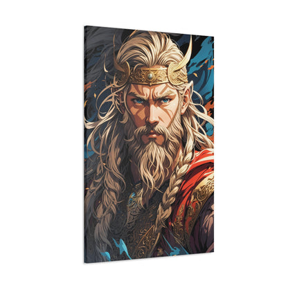 Njord Illustration Canvas