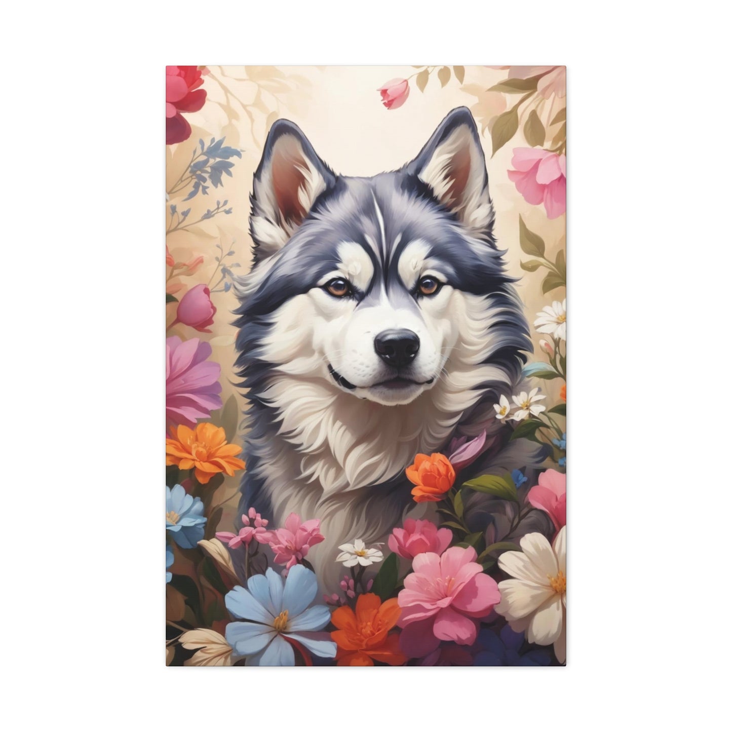 Husky Semi Realism Canvas