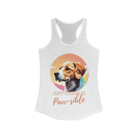 Dog Pawsible Quote Tank Top