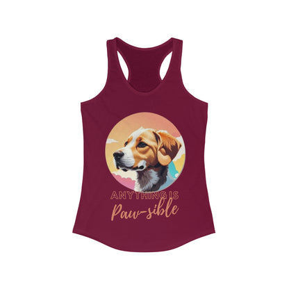 Dog Pawsible Quote Tank Top