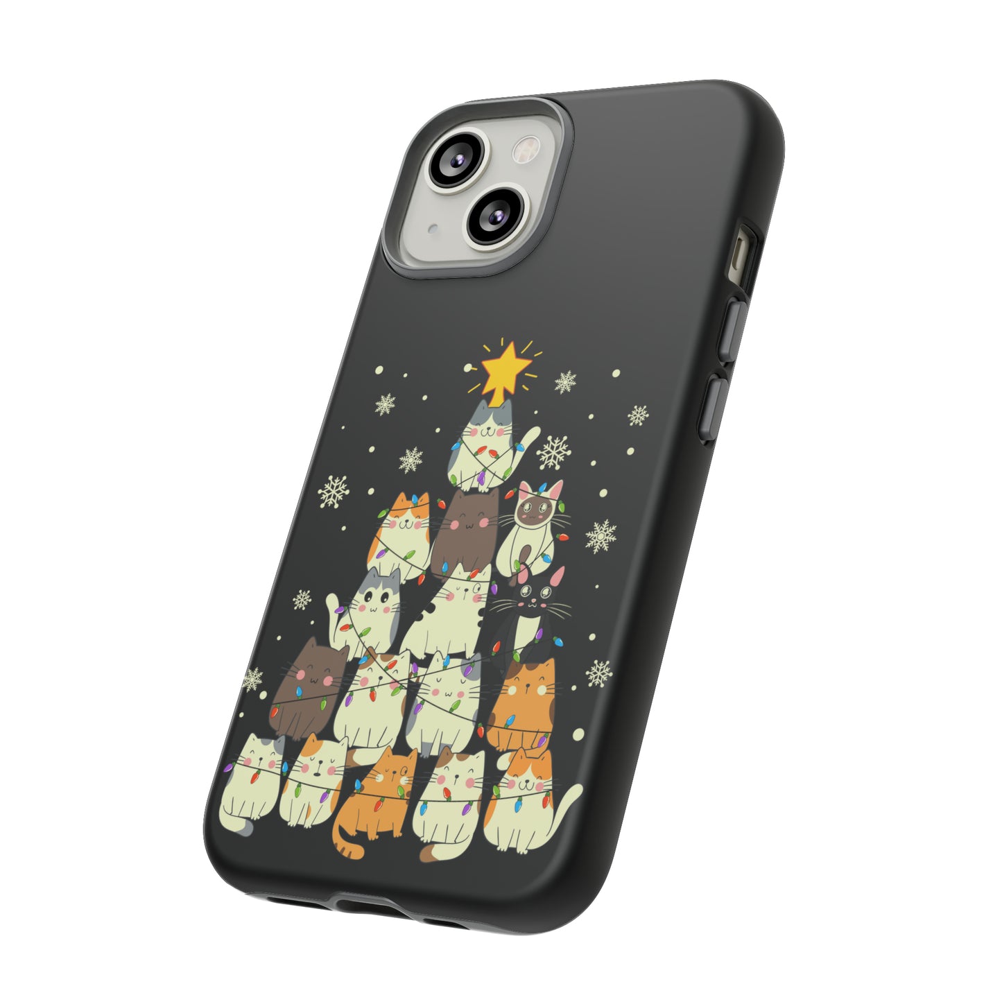 Christmas Cat Tree Phone Case