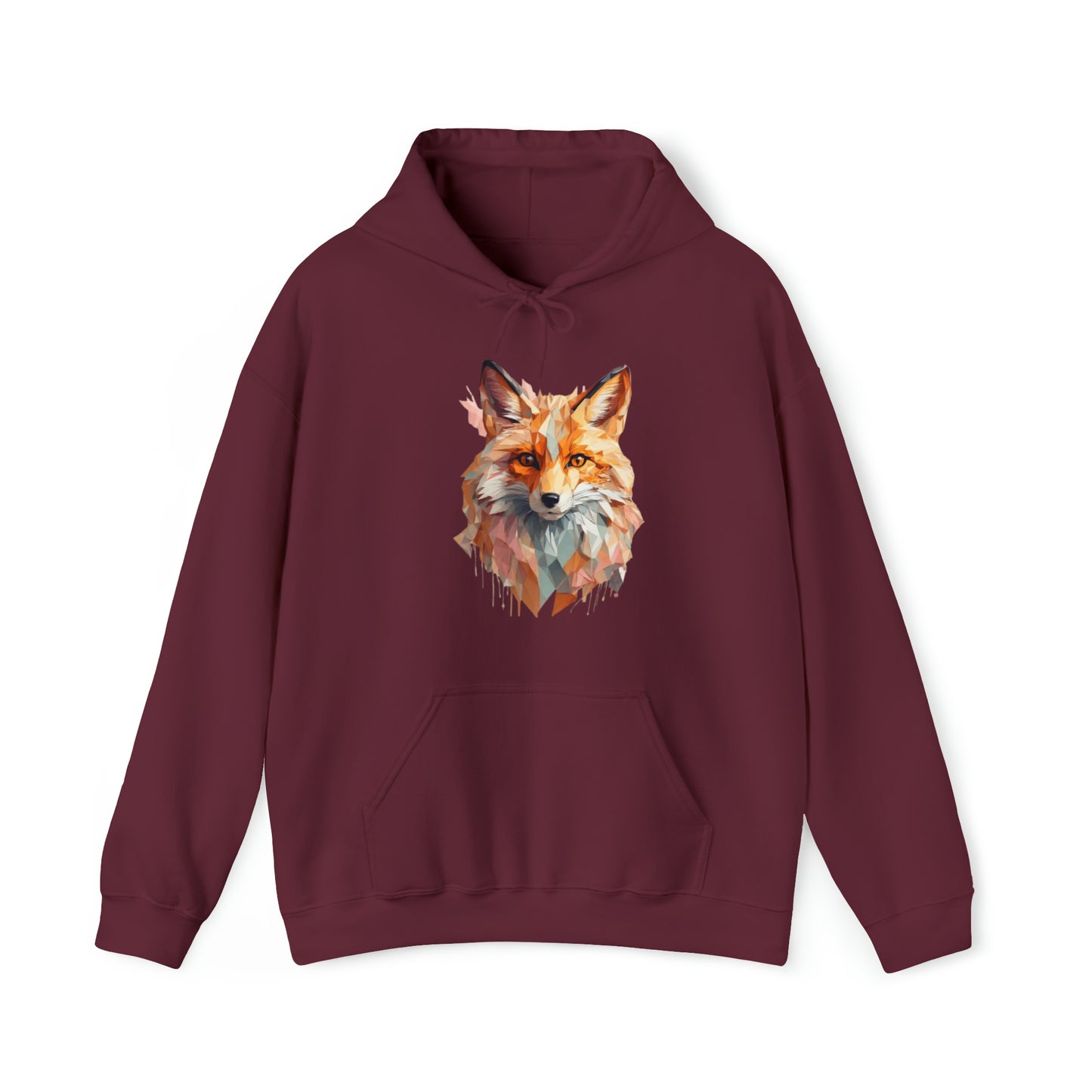 Fox Low Poly Hoodie