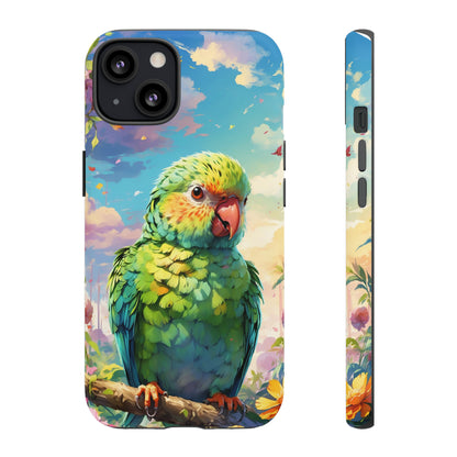 Parakeet Semi Realism Phone Case