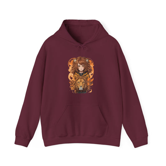 Zodiac Leo Manga Girl Hoodie