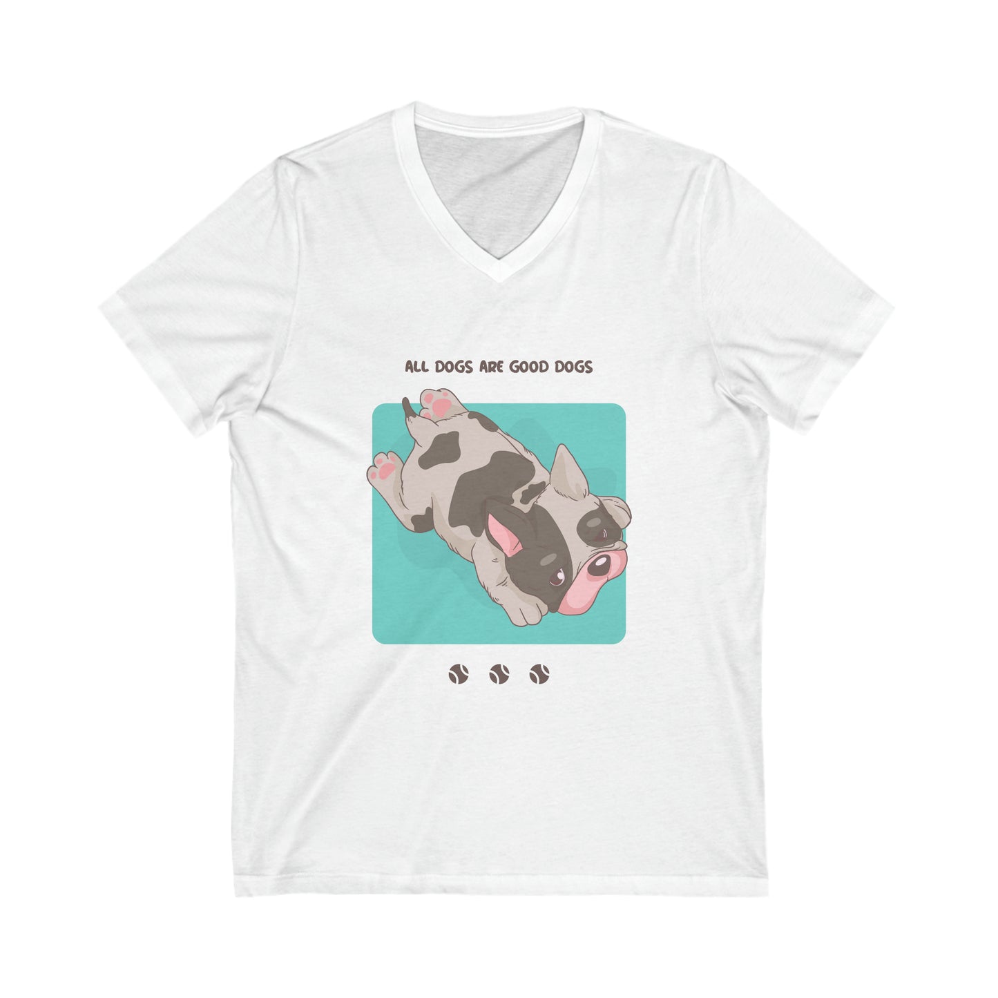 All Dogs Are Good Dogs V-Neck Shirt