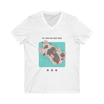 All Dogs Are Good Dogs V-Neck Shirt