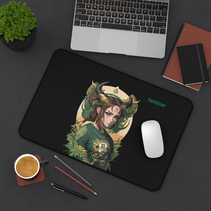 Zodiac Taurus Manga Girl Desk Mat