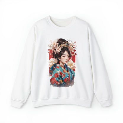 Kimono Illustration Sweatshirt