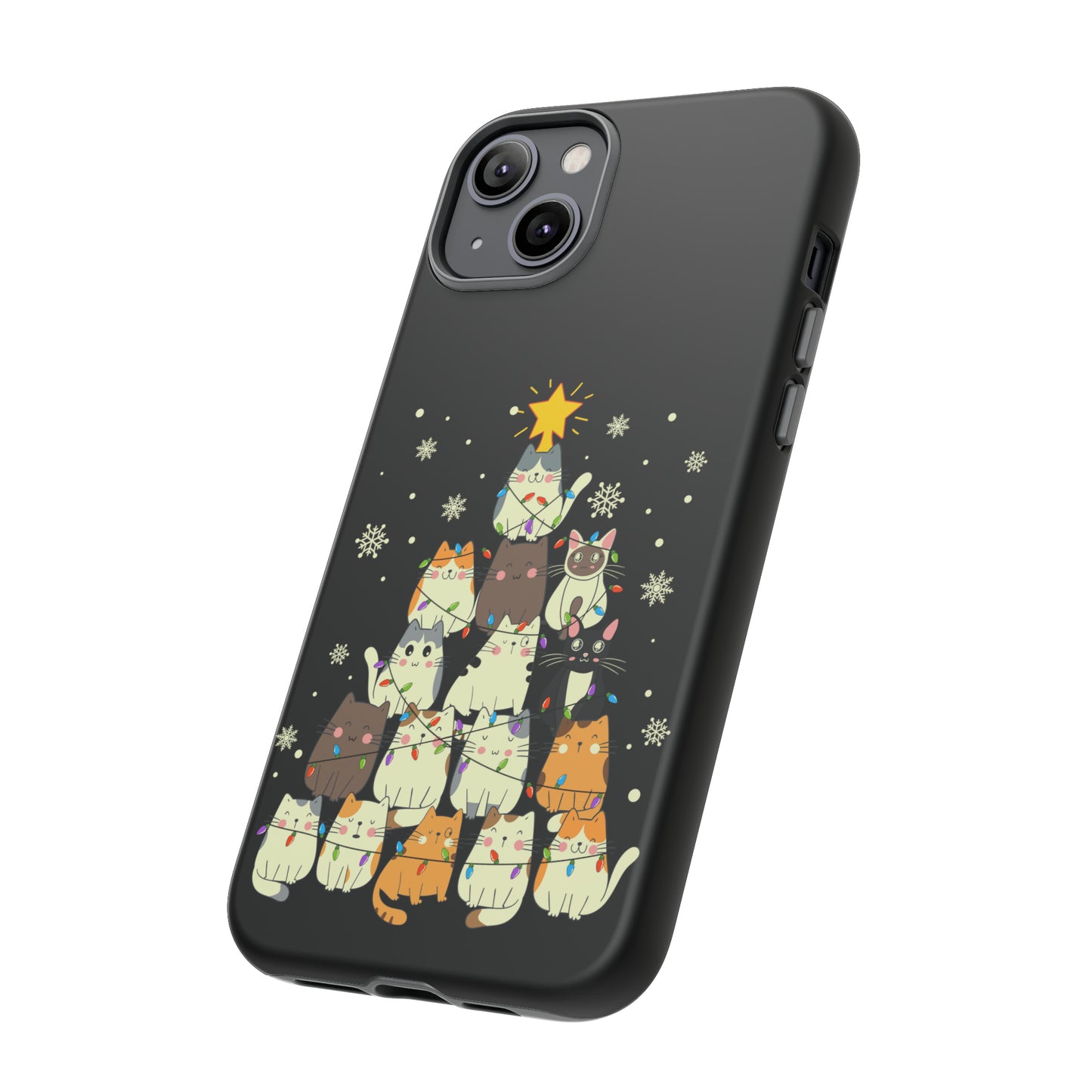 Christmas Cat Tree Phone Case