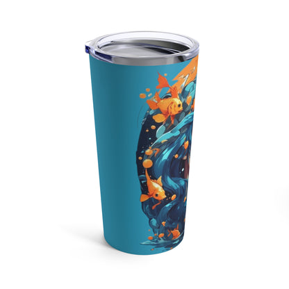 Zodiac Pisces Manga Girl Tumbler