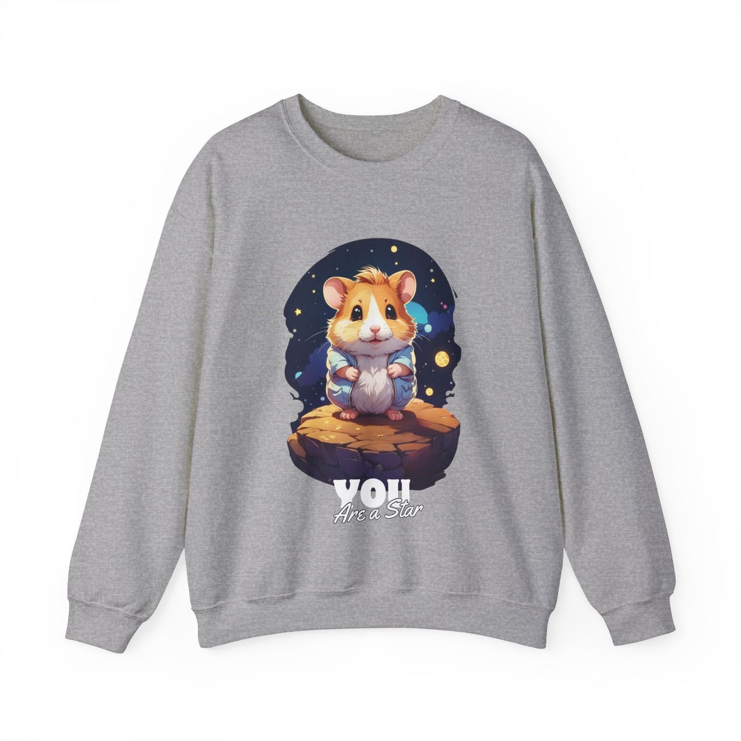 Hamster Star Quote Sweatshirt