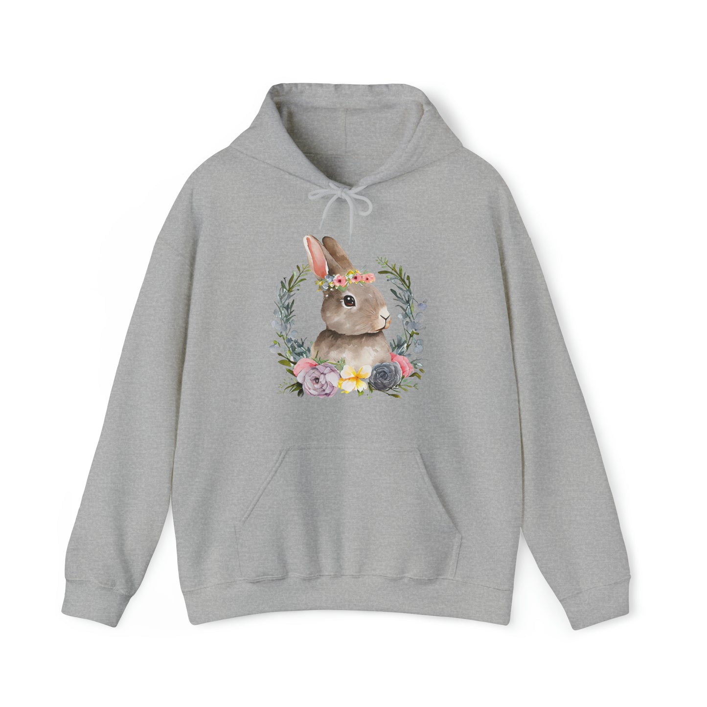 Easter Flower Bunny Hoodie