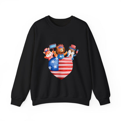 American Animal Heart Sweatshirt