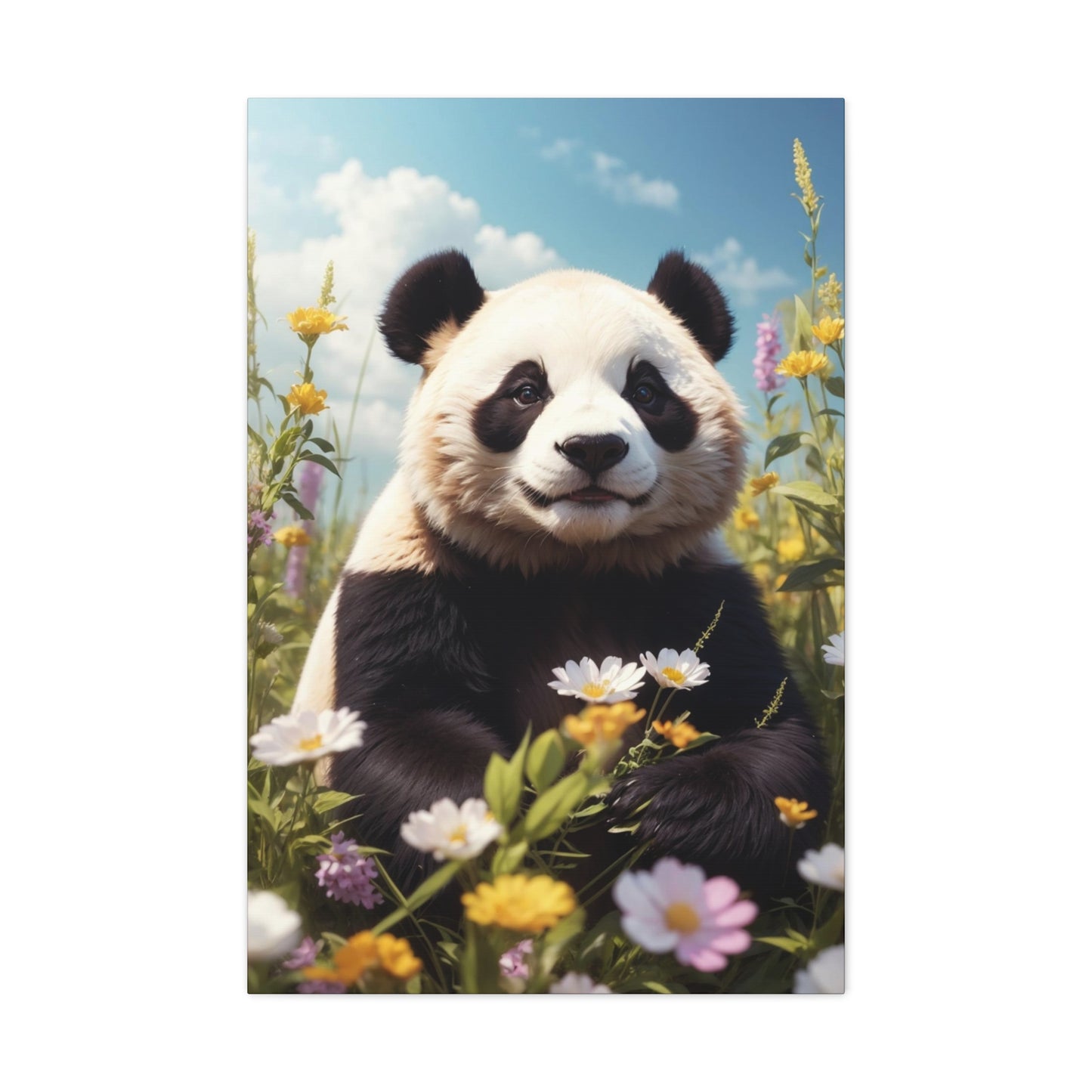 Panda Realism Canvas