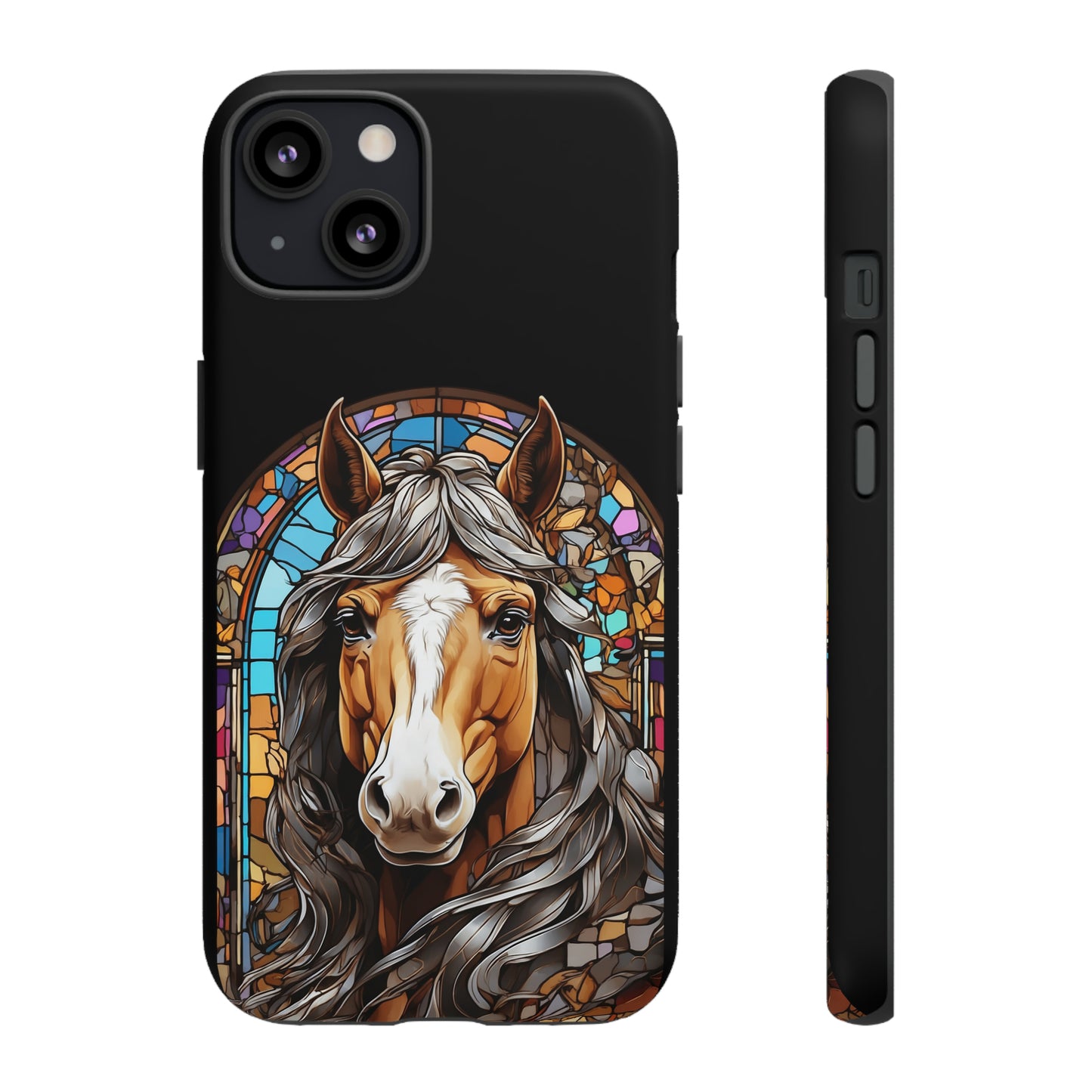 Horse Stained Glass Phone Case