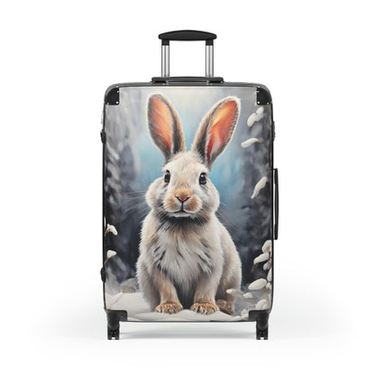 Bunny Acrylic Painting Suitcase