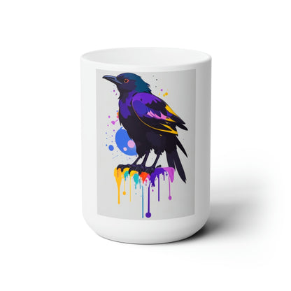 Yatagarasu: Thee Legged Crow Paint Splash Mug