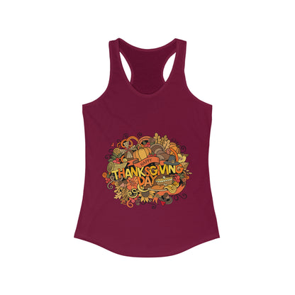 Fall Happy Thanksgiving Day Tank Top