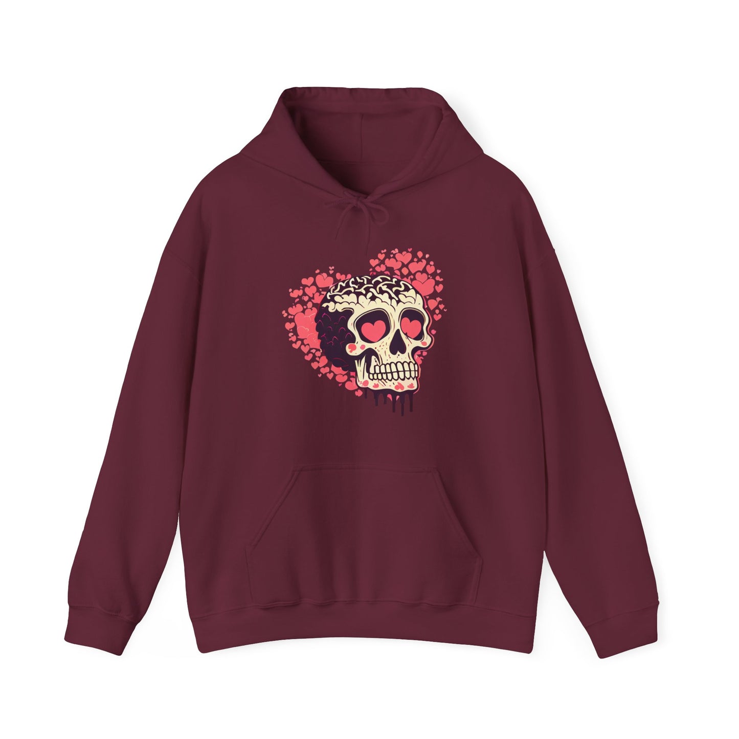 Skull Hearts Hoodie