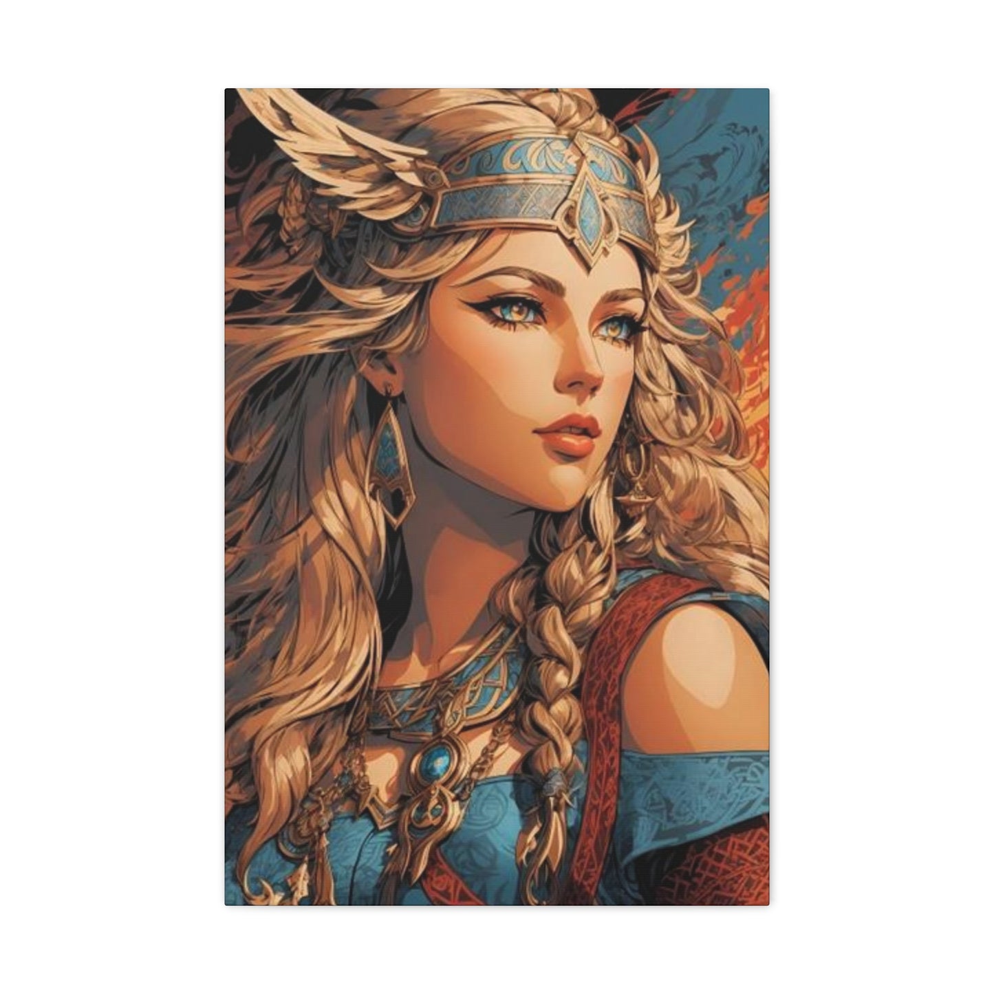 Freya Illustration Canvas