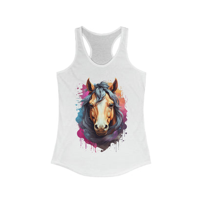 Horse Splatter Art Tank Top