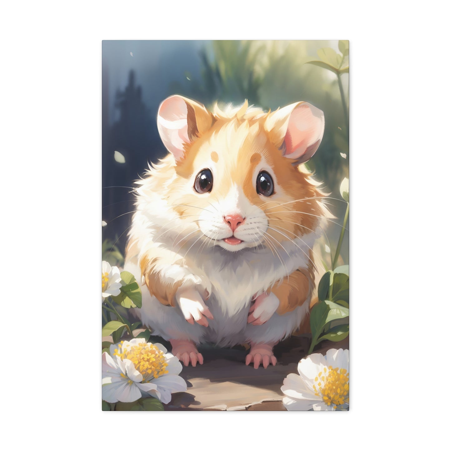 Hamster Watercoloring Canvas