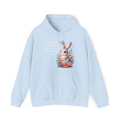 Bunny Grateful Quote Hoodie