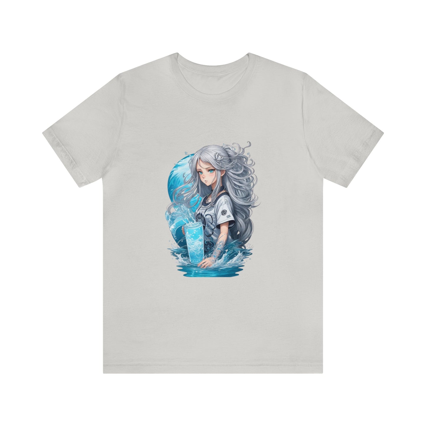 Zodiac Aquarius Manga Girl Shirt