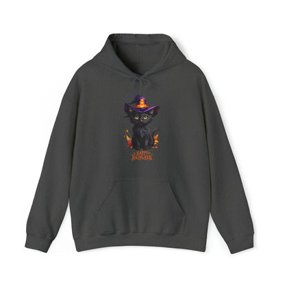 Halloween Black Cat Hoodie