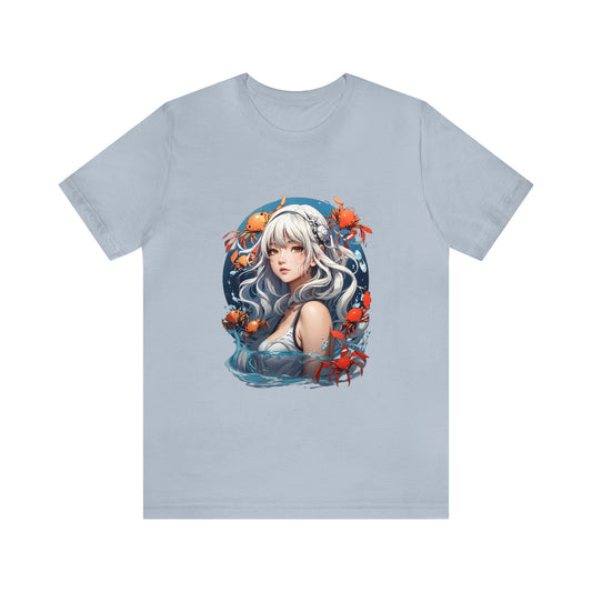 Zodiac Cancer Manga Girl Shirt