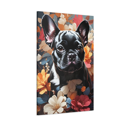 French Bulldog Semi Realism Canvas