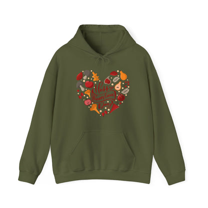 Happy Thanksgiving Day Heart Hoodie