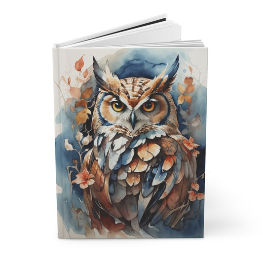 Owl Watercoloring Journal