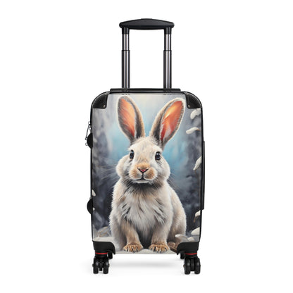 Bunny Acrylic Painting Suitcase