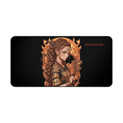 Zodiac Sagittarius Manga Girl Desk Mat