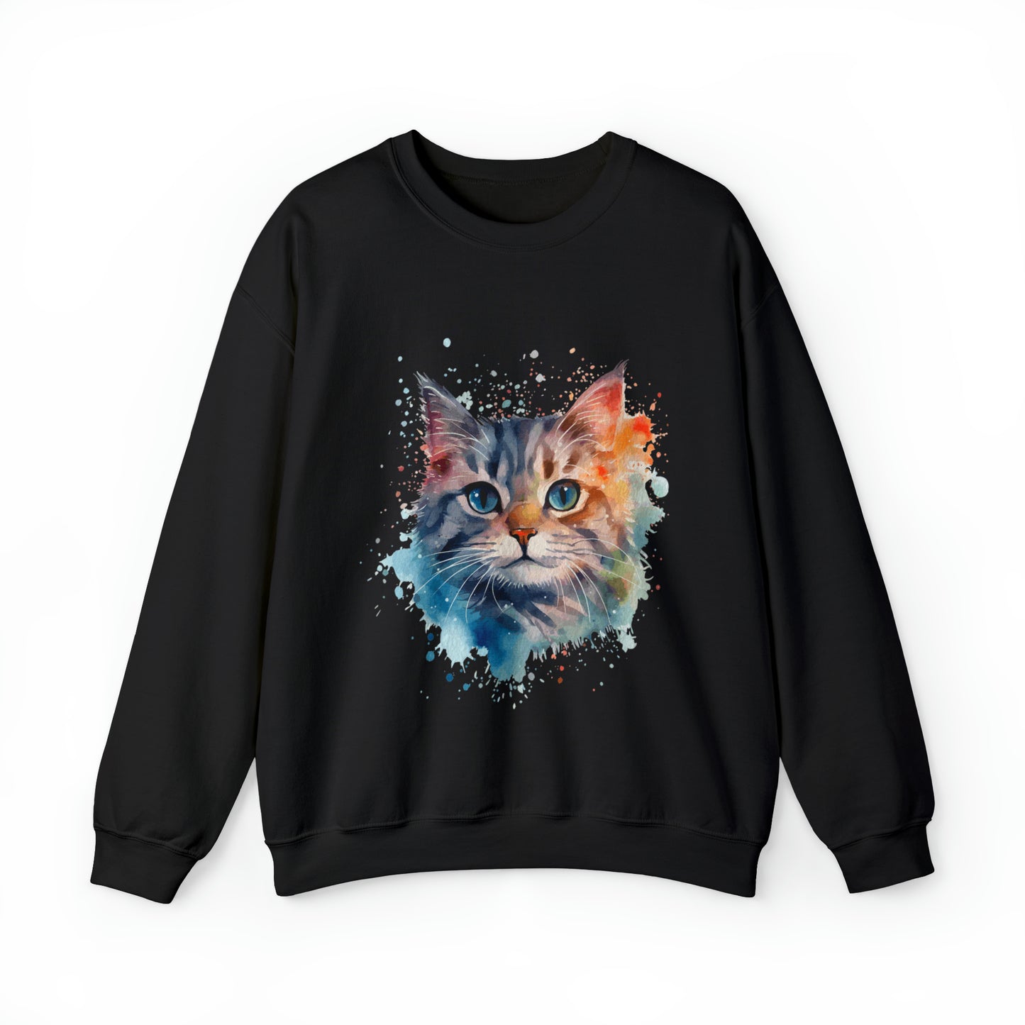 Cat Watercoloring Sweatshirt