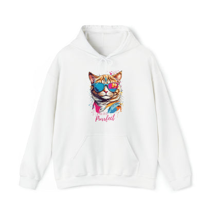 Cat Purrfect Quote Hoodie