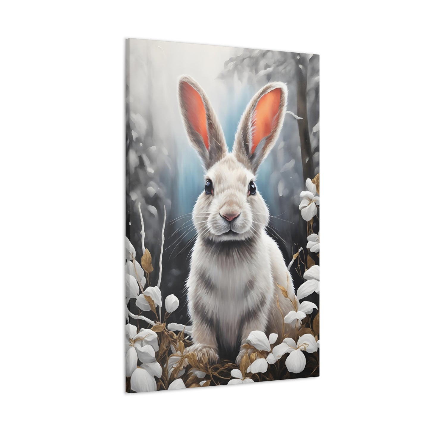 Bunny Acrylic Painting Canvas